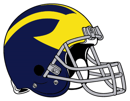 Michigan Wolverines 1969-1975 Helmet Logo DIY iron on transfer (heat transfer)